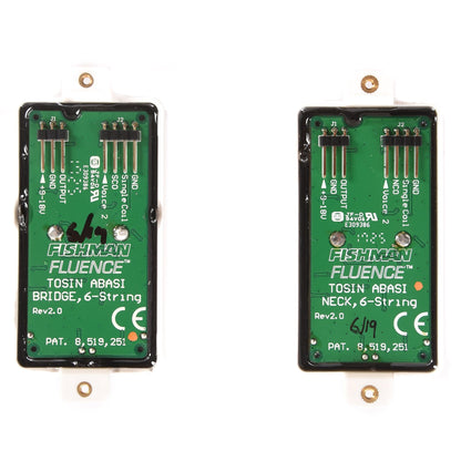 Fishman Fluence Signature Series Tosin Abasi 6-String Pickup Set White Parts / Guitar Pickups