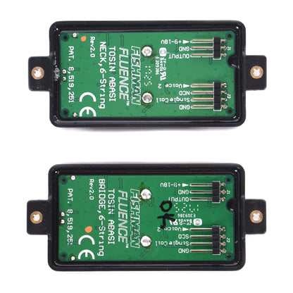 Fishman Fluence Tosin Abasi 6 String Modern Humbucking Pickup Set Black Nickel Parts / Guitar Pickups