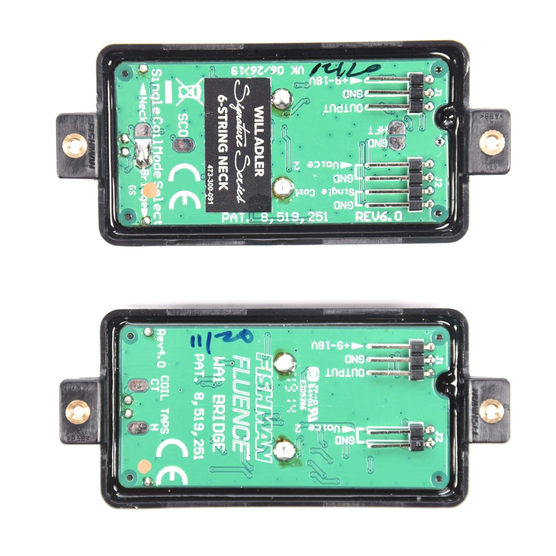 Fishman Fluence Will Adler 6-String Modern Humbucker Set Parts / Guitar Pickups