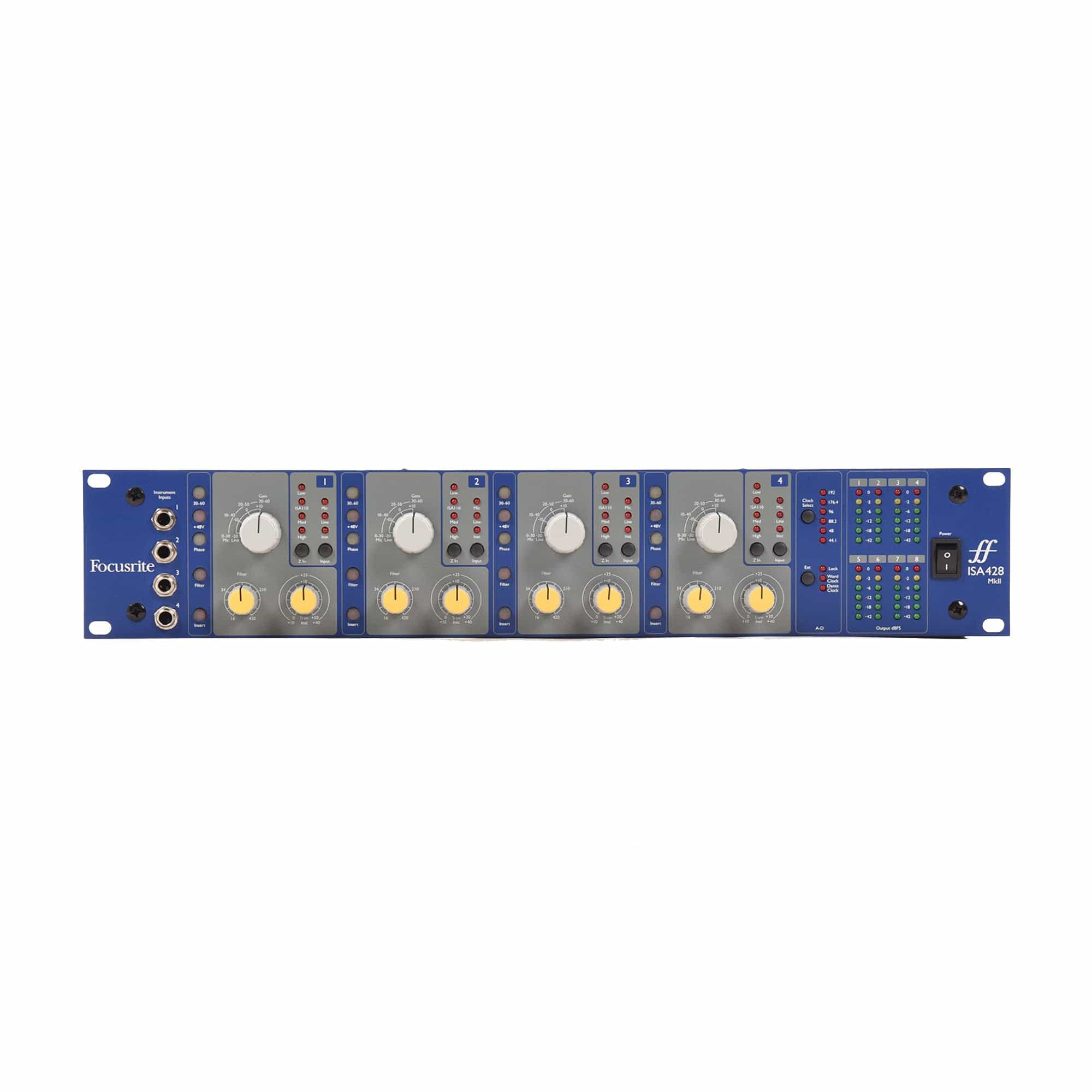 Focusrite ISA428 MkII 4-channel Microphone Preamp Home Audio / Preamps