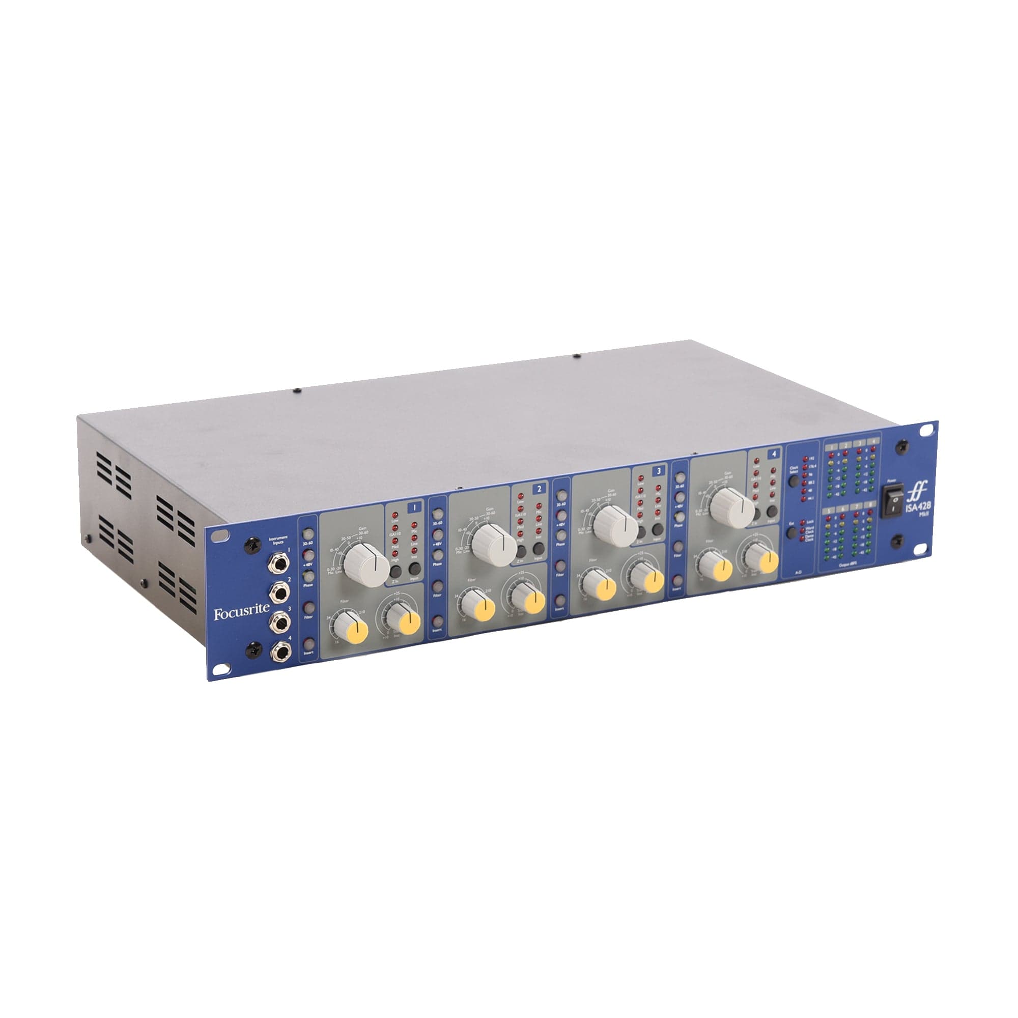 Focusrite ISA428 MkII 4-channel Microphone Preamp – Chicago Music Exchange