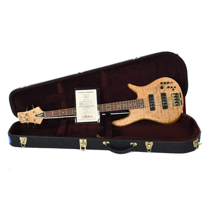 Fodera 35th Anniversary Monarch 4 Quilted Maple Top Mahogany Body Bass Guitars / 4-String