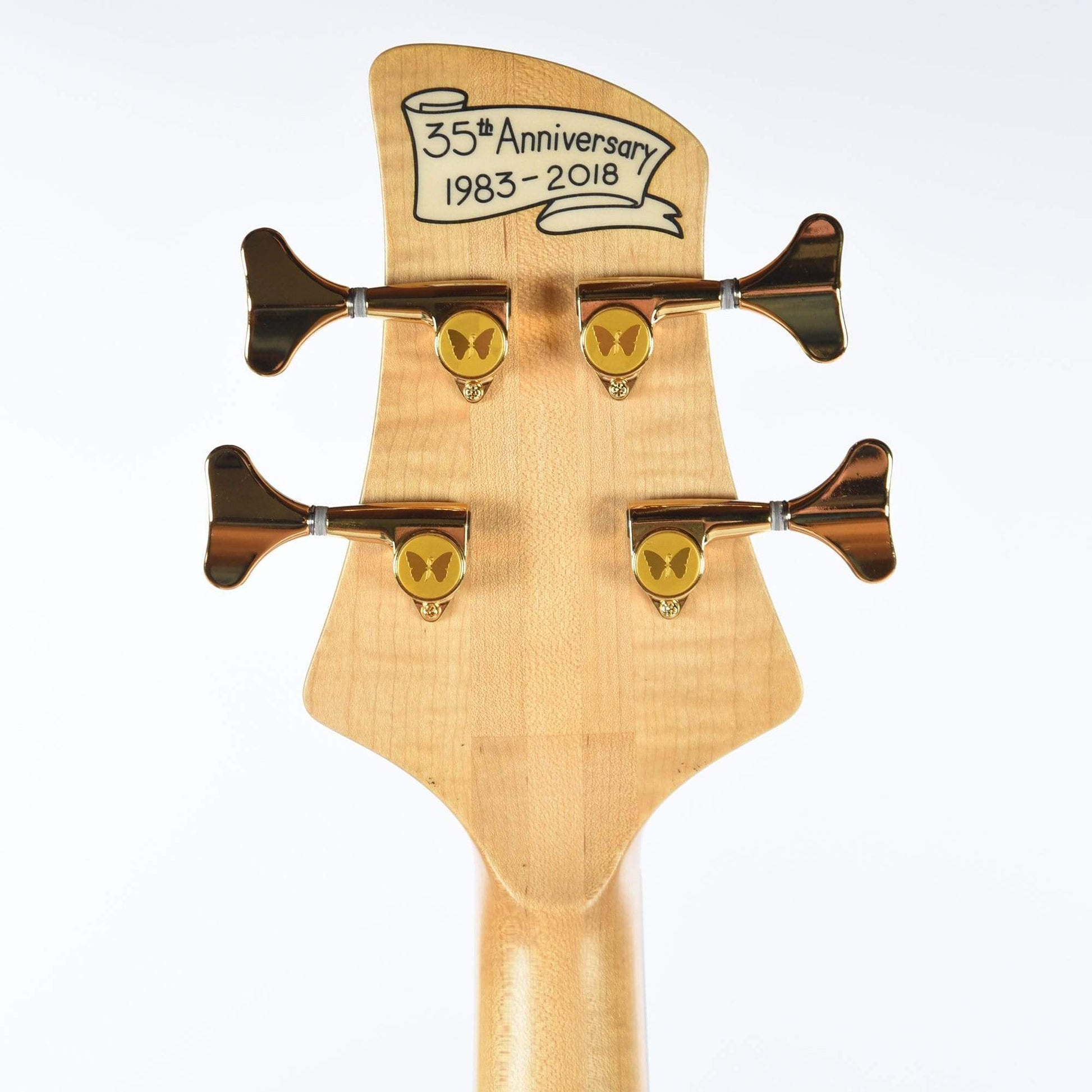 Fodera 35th Anniversary Monarch 4 Quilted Maple Top Mahogany Body Bass Guitars / 4-String