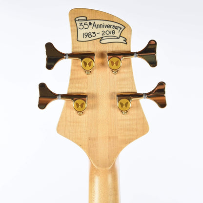 Fodera 35th Anniversary Monarch 4 Quilted Maple Top Mahogany Body Bass Guitars / 4-String
