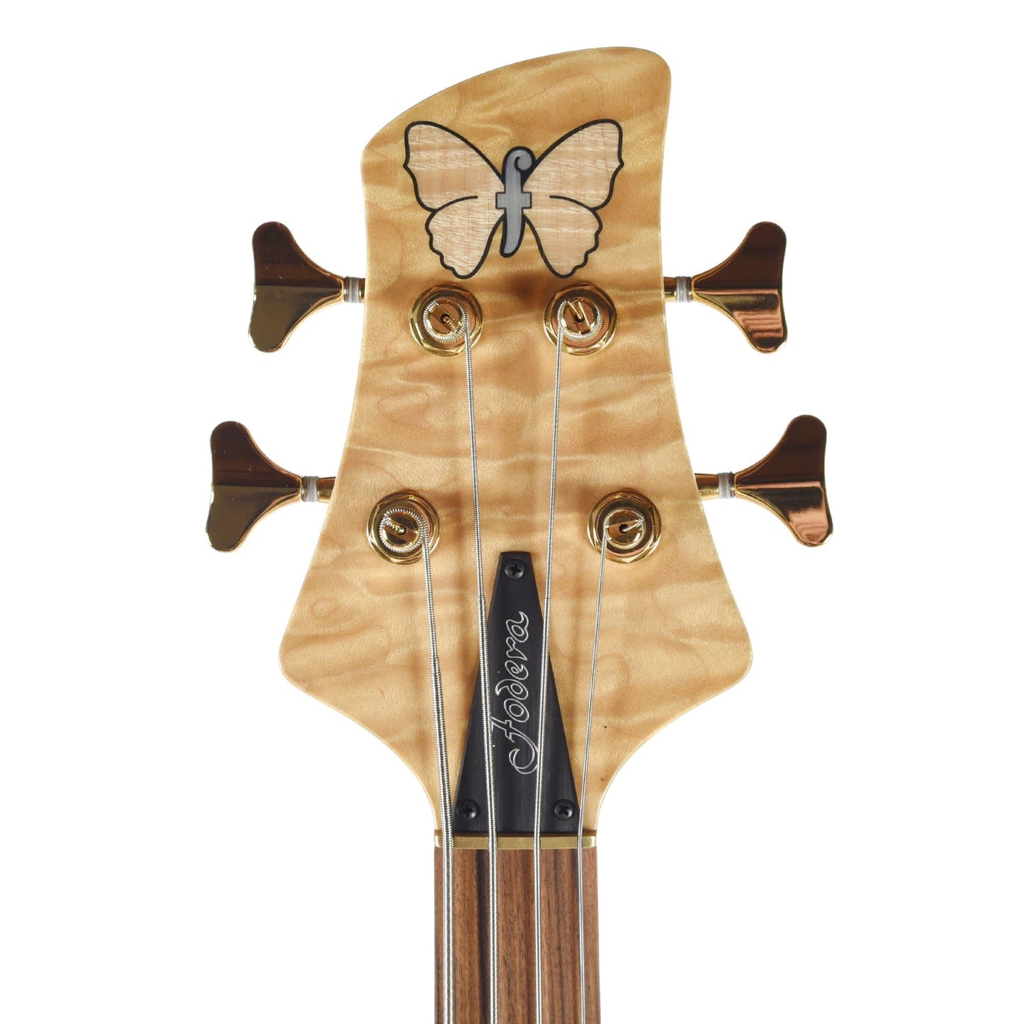 Fodera 35th Anniversary Monarch 4 Quilted Maple Top Mahogany Body Bass Guitars / 4-String
