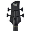 Fodera Monarch Std. Special 4 Bass Black Satin w/Seymour Duncan Dual Coils, Pope Standard 4-Band Pre Bass Guitars / 4-String