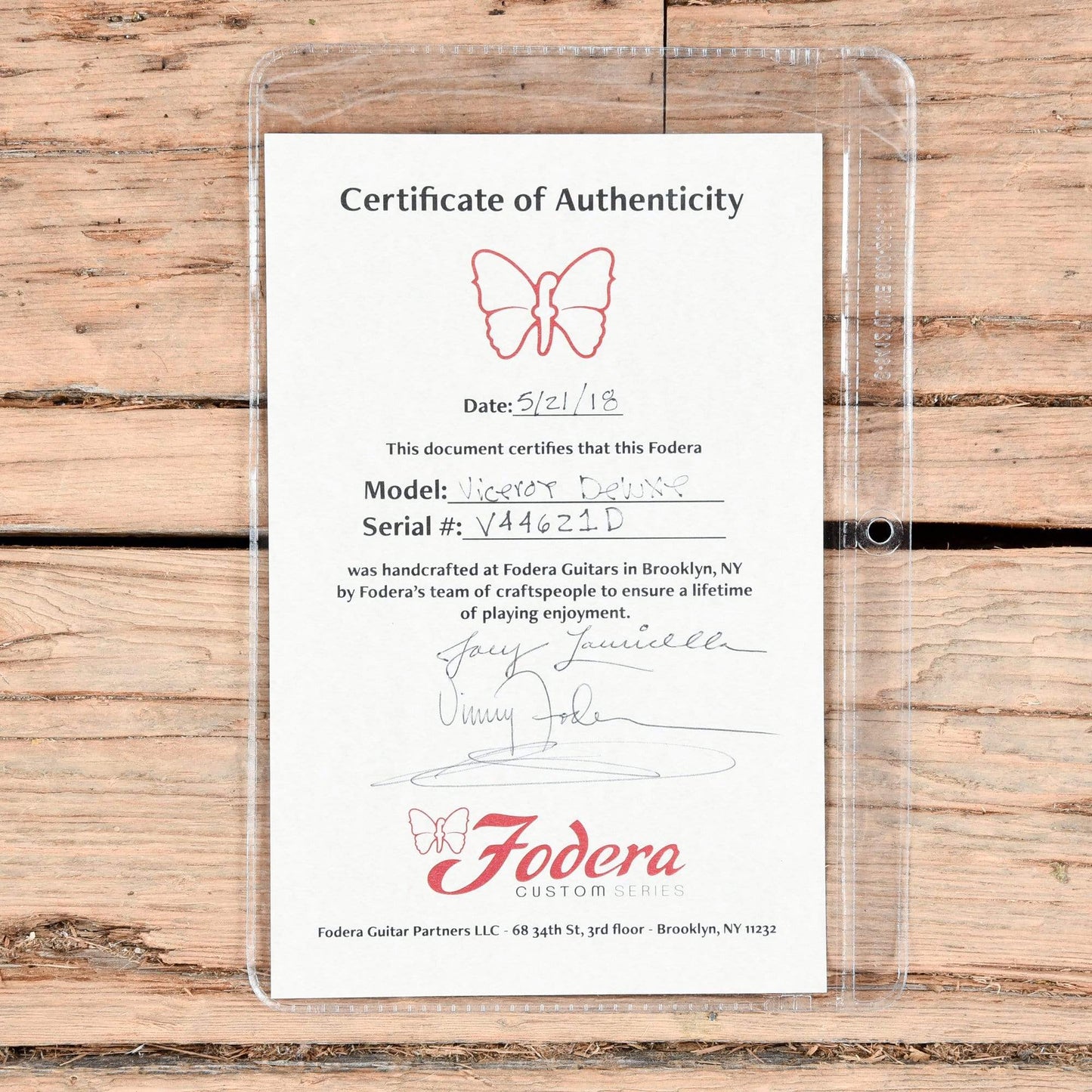 Fodera Viceroy Deluxe 4 Burmese Sal Top Roasted Ash Body w/Birdseye Maple Fingerboard Bass Guitars / 4-String