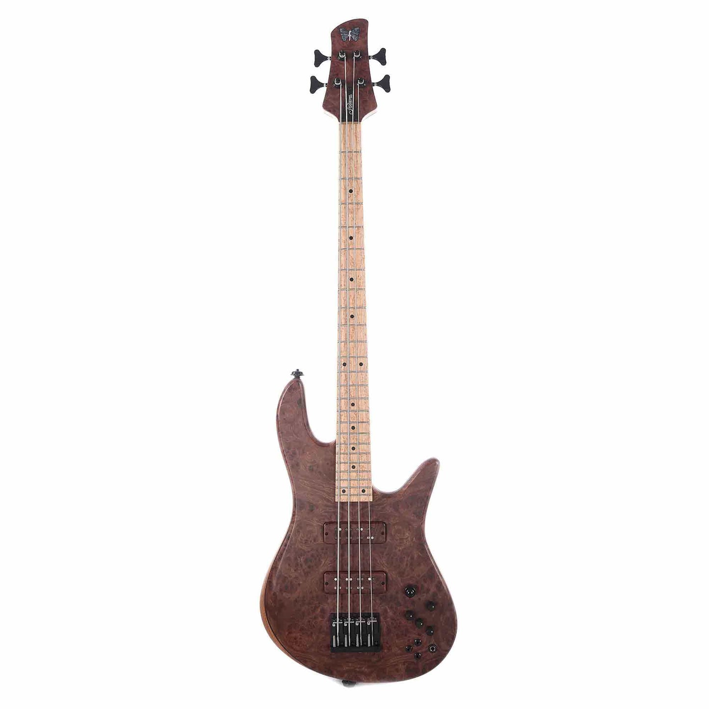 Fodera Viceroy Elite 4 Burmese Sal Top Roasted Ash Body w/Birdseye Maple Fingerboard Bass Guitars / 4-String