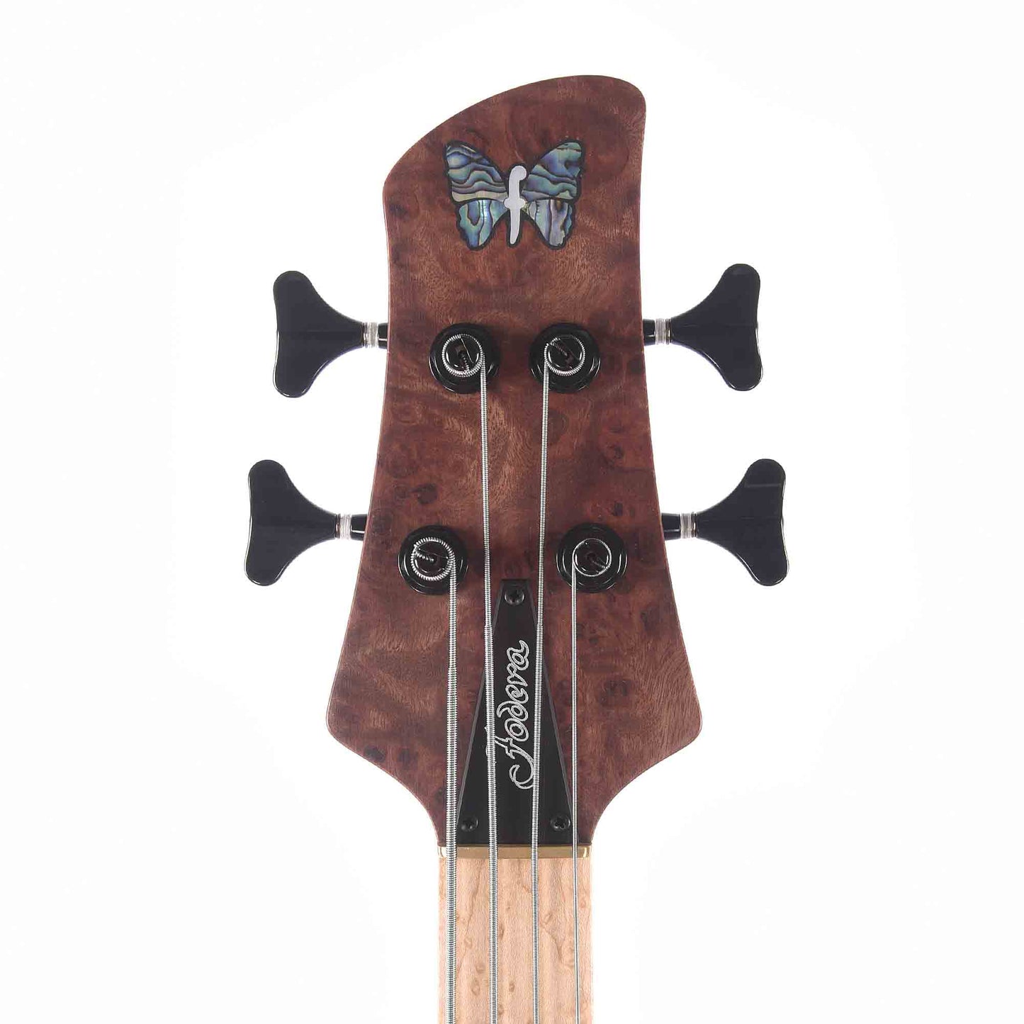 Fodera Viceroy Elite 4 Burmese Sal Top Roasted Ash Body w/Birdseye Maple Fingerboard Bass Guitars / 4-String