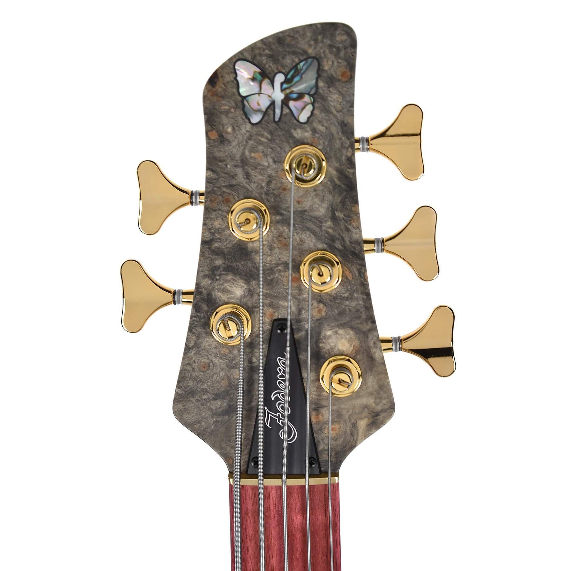 Fodera Emperor Bolt On 5 Buckeye Burl Top Walnut Body w/Purpleheart Fingerboard Bass Guitars / 5-String or More