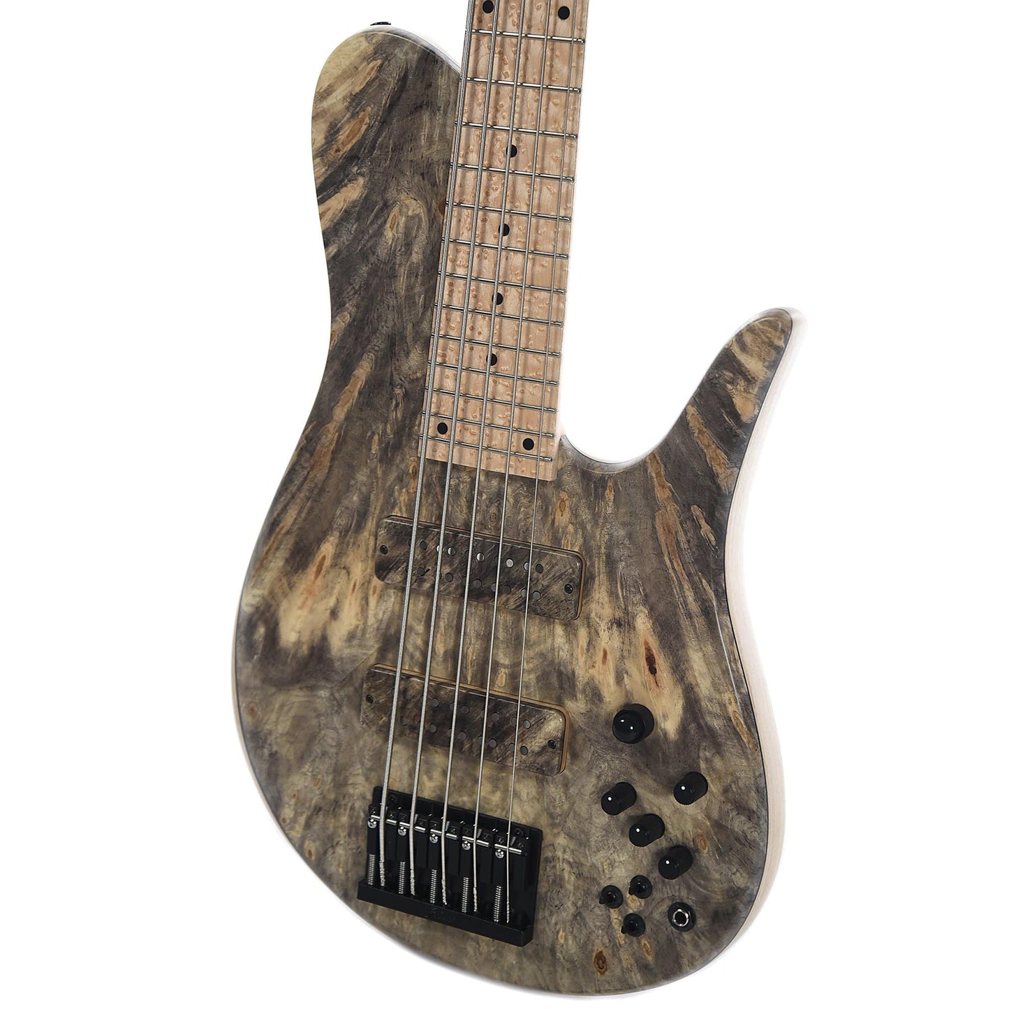 Fodera Imperial Elite 5 Buckeye Burl Top Ash Body w/Birdseye Maple Fingerboard Bass Guitars / 5-String or More