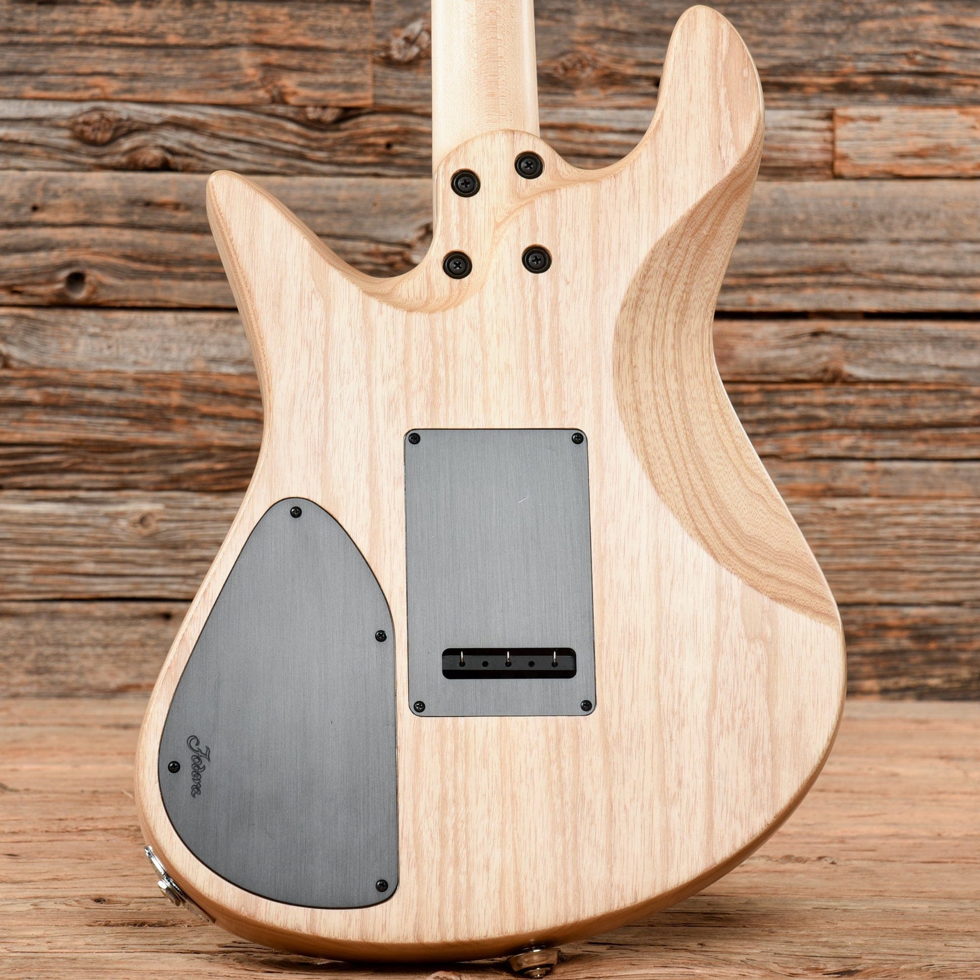 Fodera Custom Emperor Ash Body Ebony Macassar Top w/Fralin JM & Pure PAF Natural Electric Guitars / Solid Body