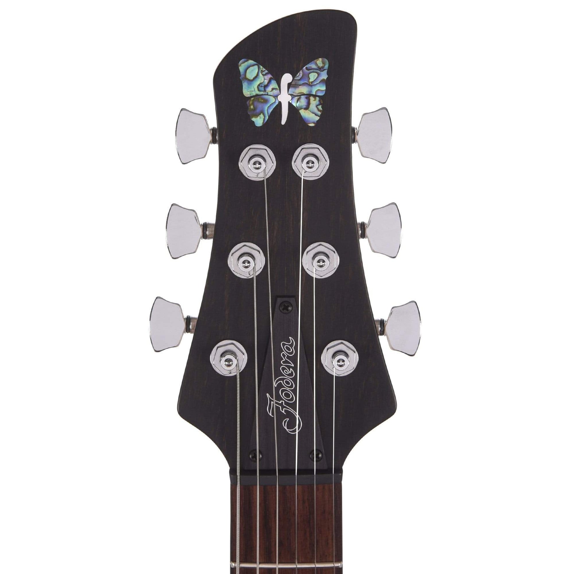 Fodera Custom Emperor Standard Ash Mary Kay White w/Fralin JM & Pure PAF Electric Guitars / Solid Body