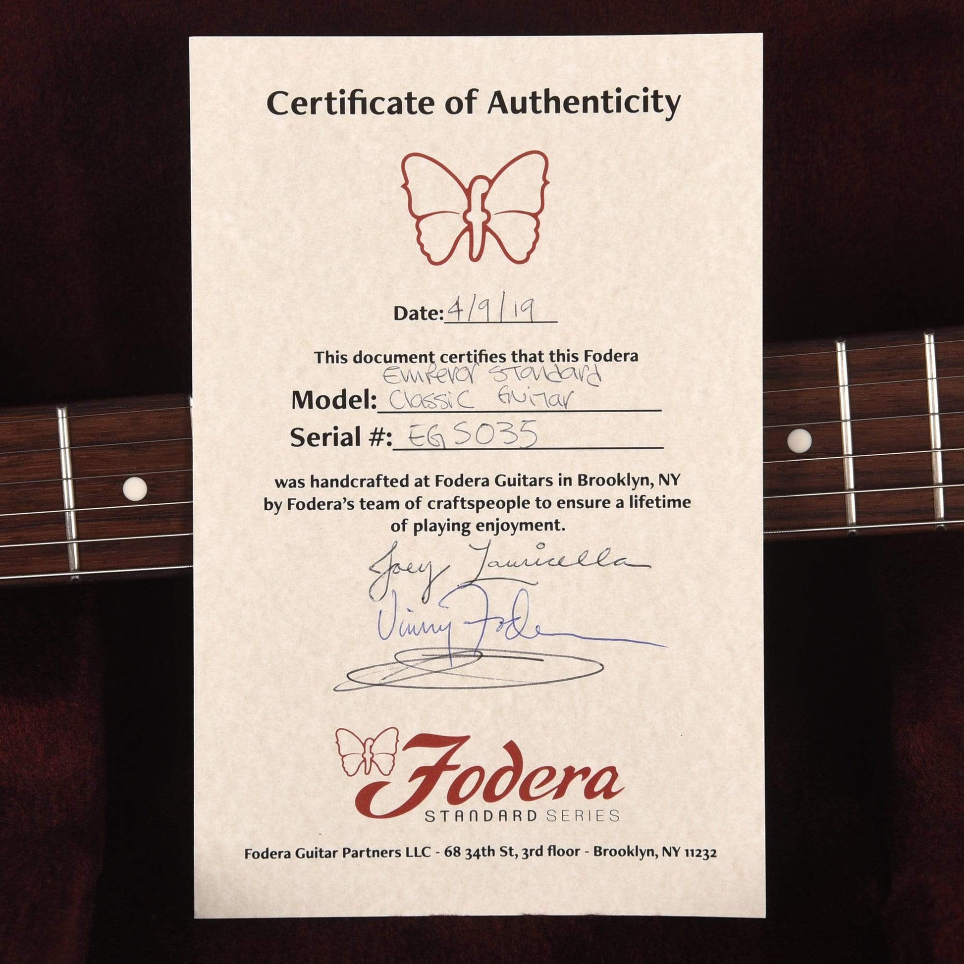 Fodera Custom Emperor Standard Ash Mary Kay White w/Fralin JM & Pure PAF Electric Guitars / Solid Body