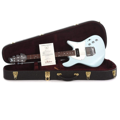 Fodera Custom Emperor Standard Ash Trans Daphne Blue w/Fralin JM & Pure PAF Electric Guitars / Solid Body