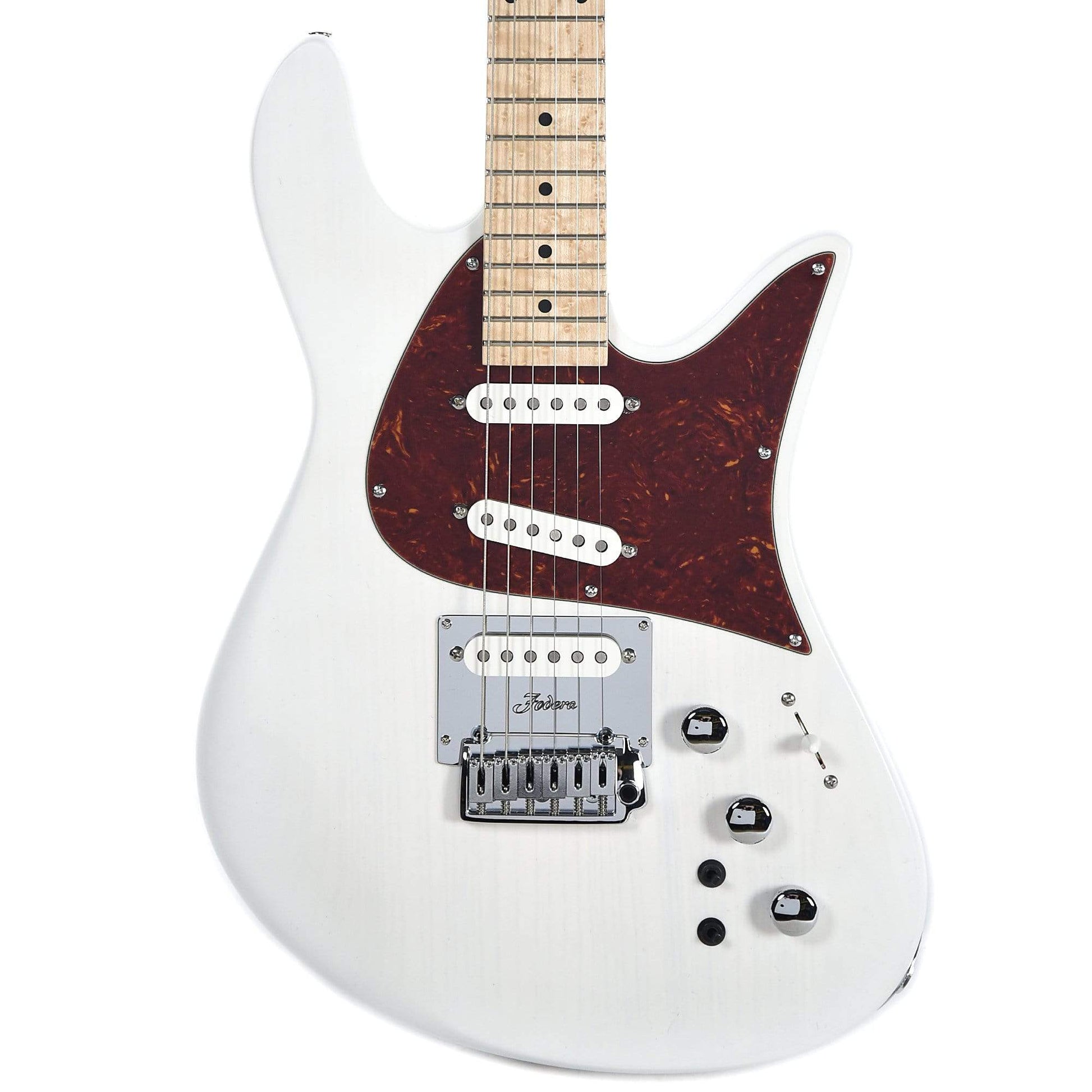 Fodera Custom Emperor Standard Ash Trans Mary Kay White w/Lollar Blondes Electric Guitars / Solid Body