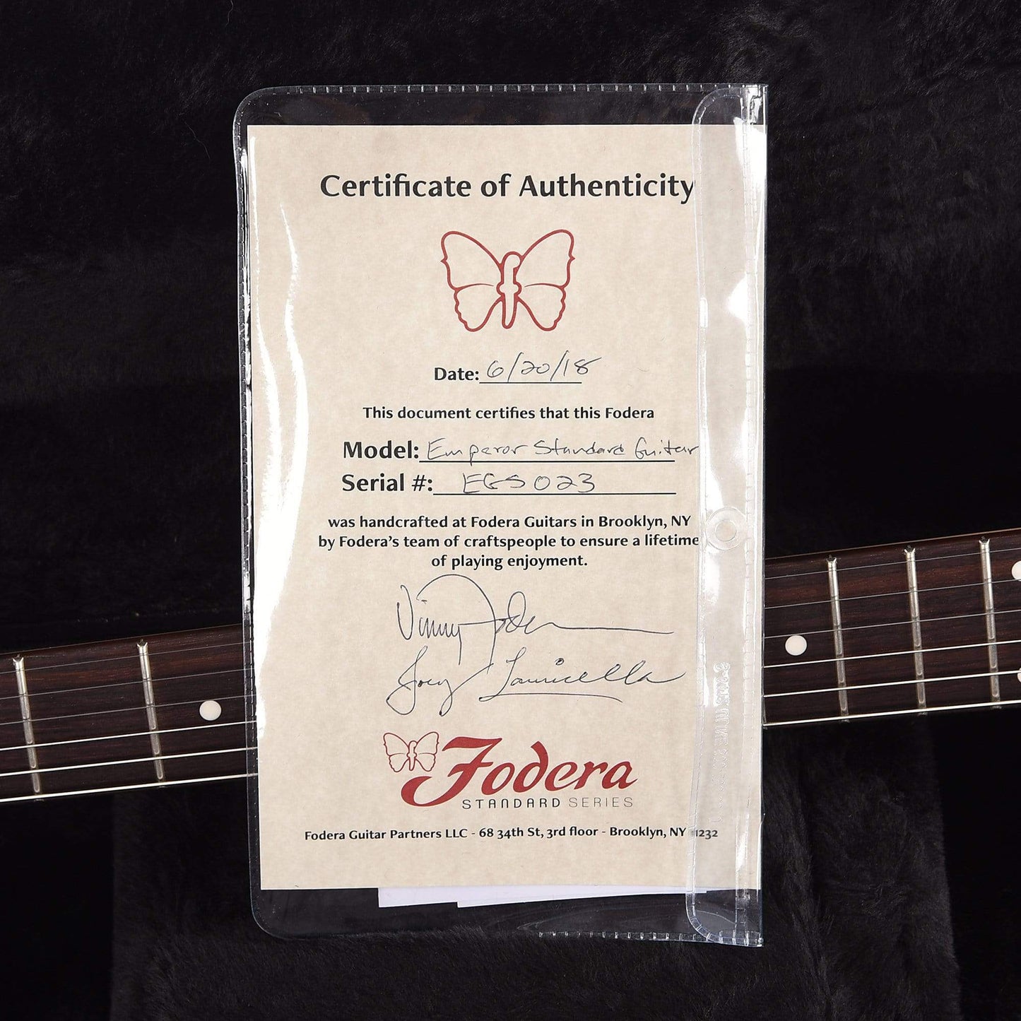 Fodera Custom Emperor Standard HSS Mahogany Vintage Sunburst w/Lollar Blondes Electric Guitars / Solid Body