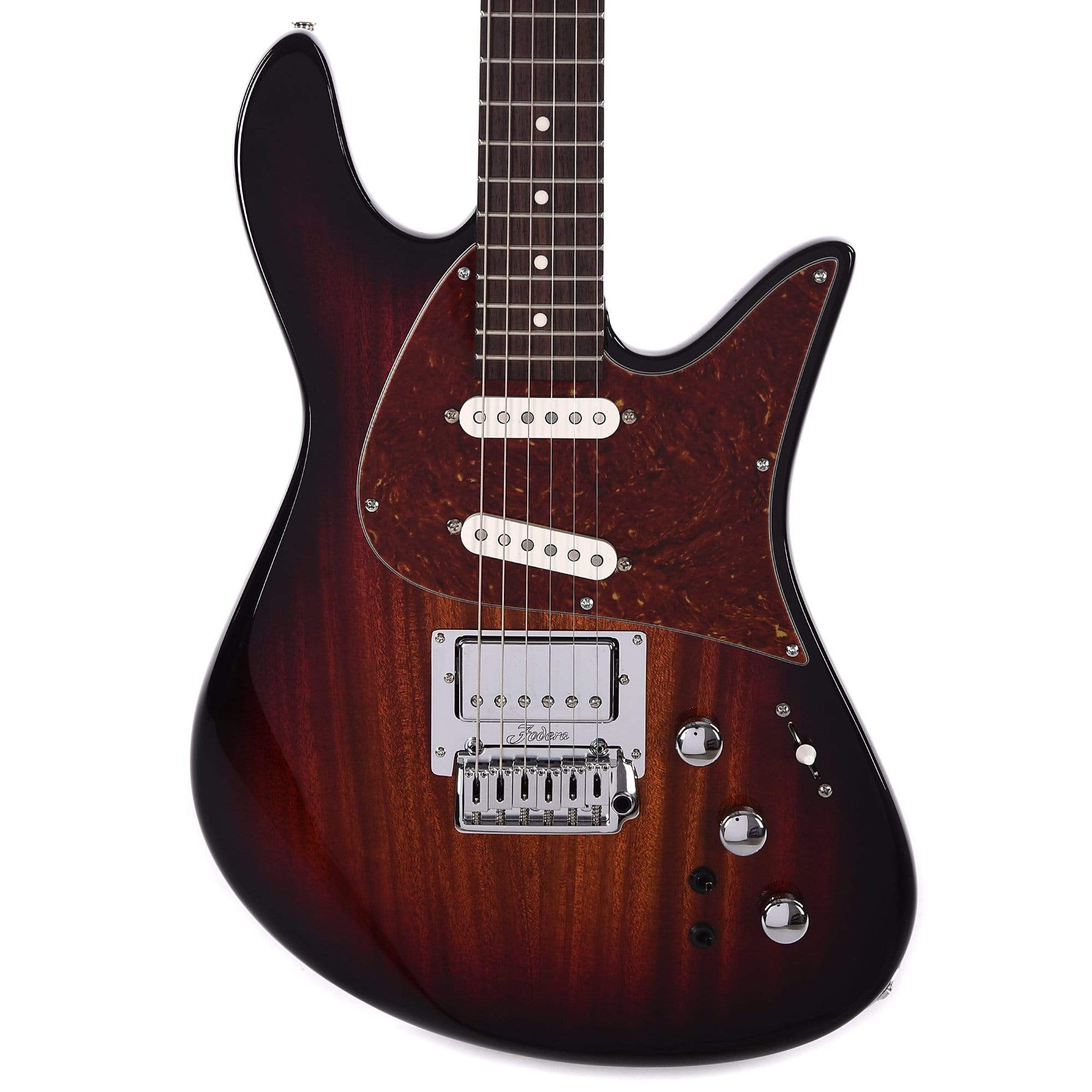 Fodera Custom Emperor Standard HSS Mahogany Vintage Sunburst w/Lollar Blondes Electric Guitars / Solid Body