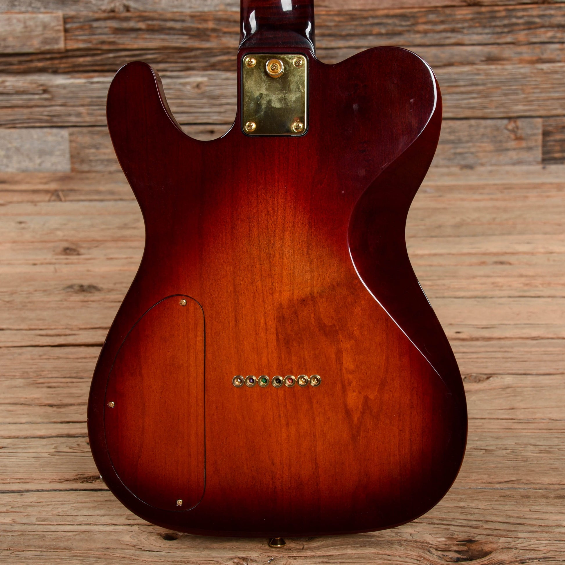 Foster Performer 7-String Sunburst Electric Guitars / Solid Body