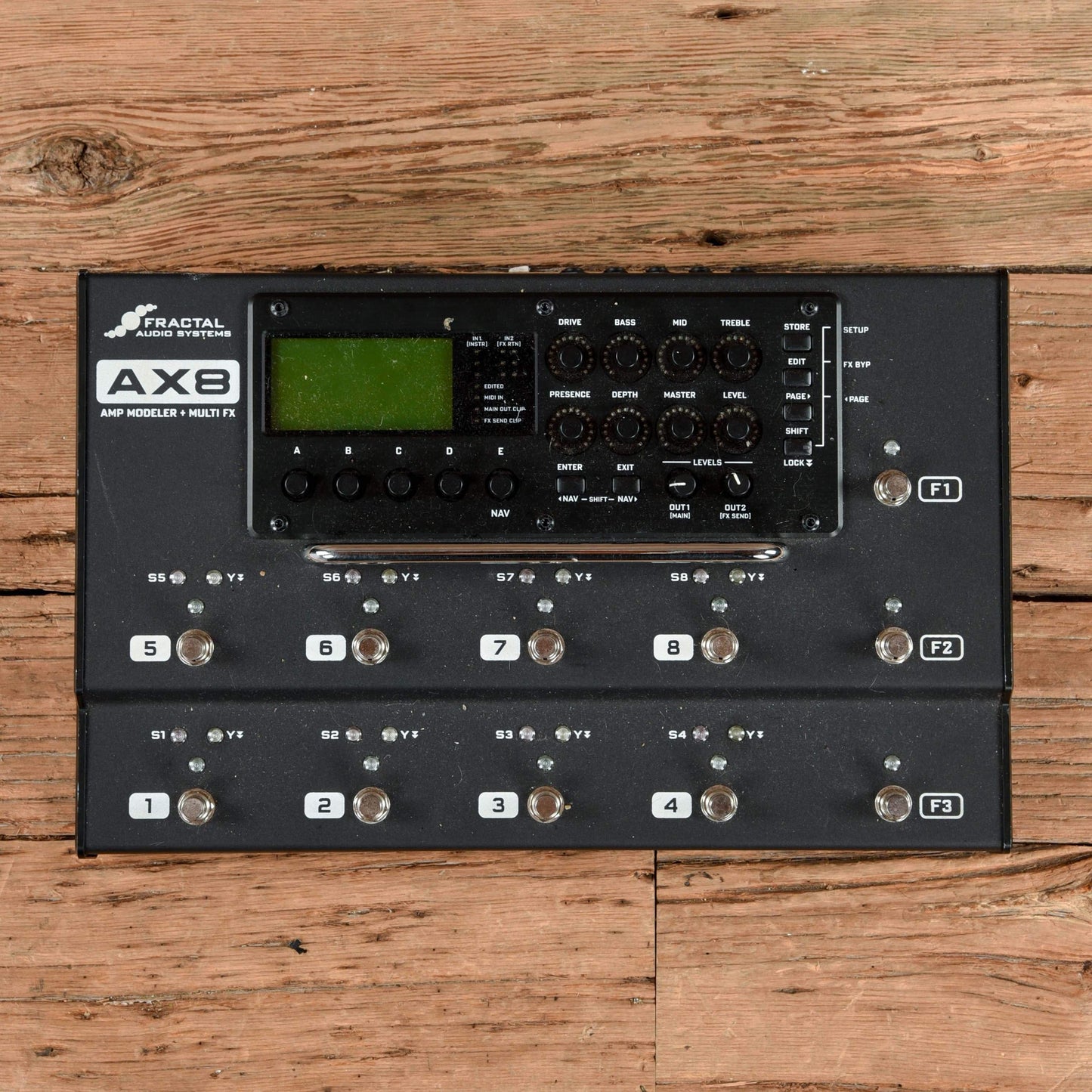 Fractal Audio Systems AX8 Amp Modeler/Multi-FX Processor  w/GB Effects and Pedals / Amp Modeling