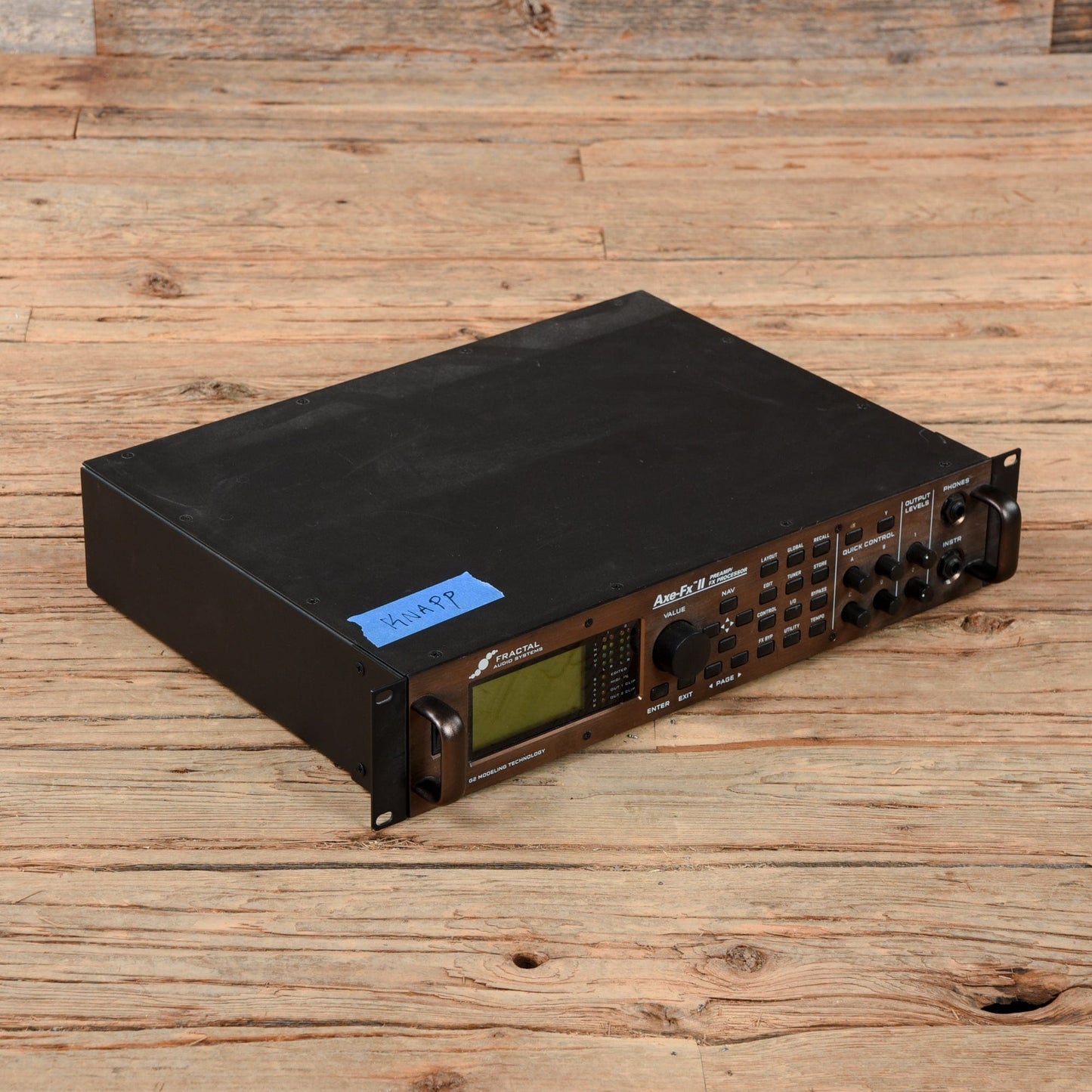 Fractal Audio Systems Axe FX II Preamp/Effects Processor w/Foot Controller (Serial #11I2178) Effects and Pedals / Amp Modeling