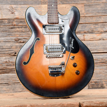 Framus Sorento Sunburst 1960s Electric Guitars / Semi-Hollow