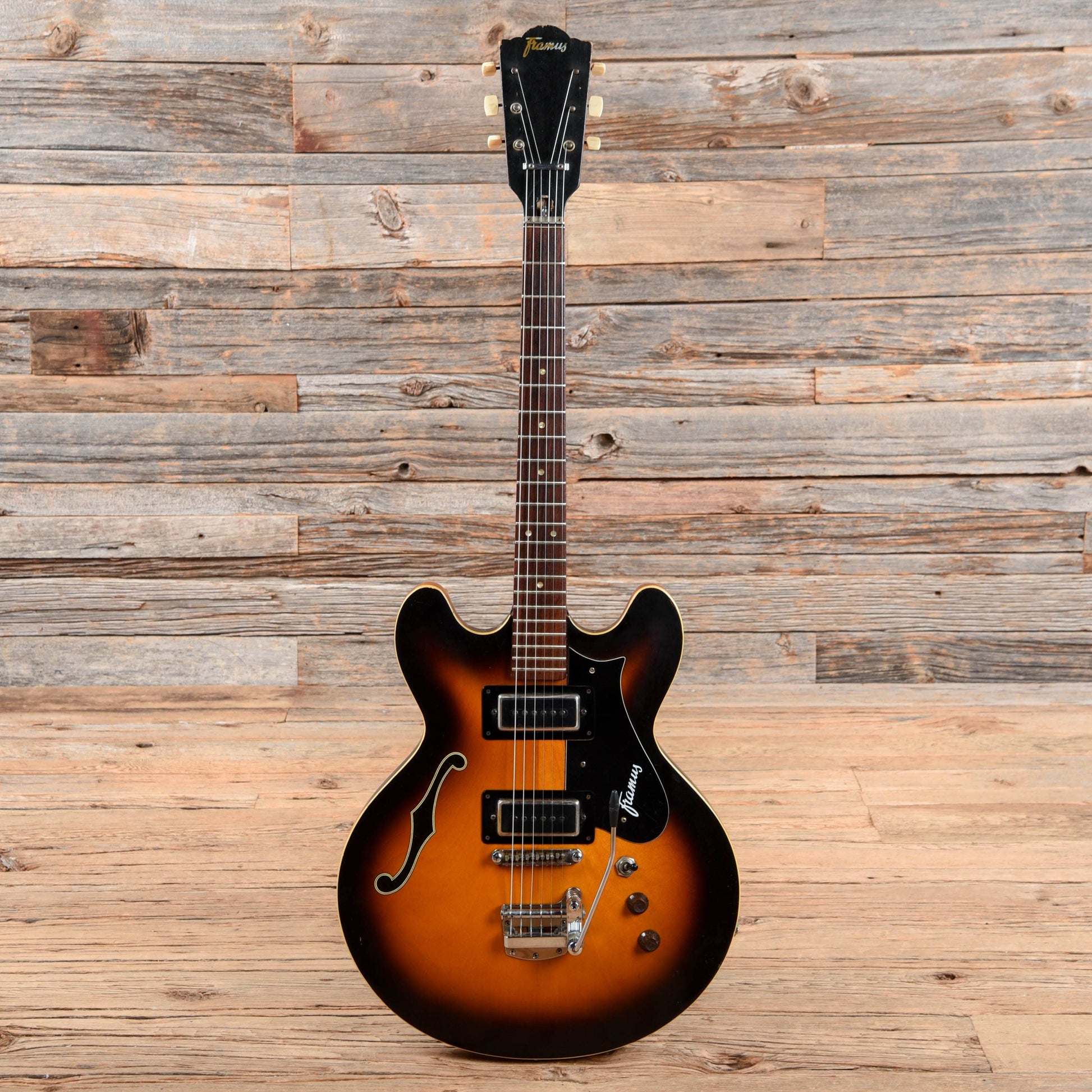 Framus Sorento Sunburst 1960s Electric Guitars / Semi-Hollow