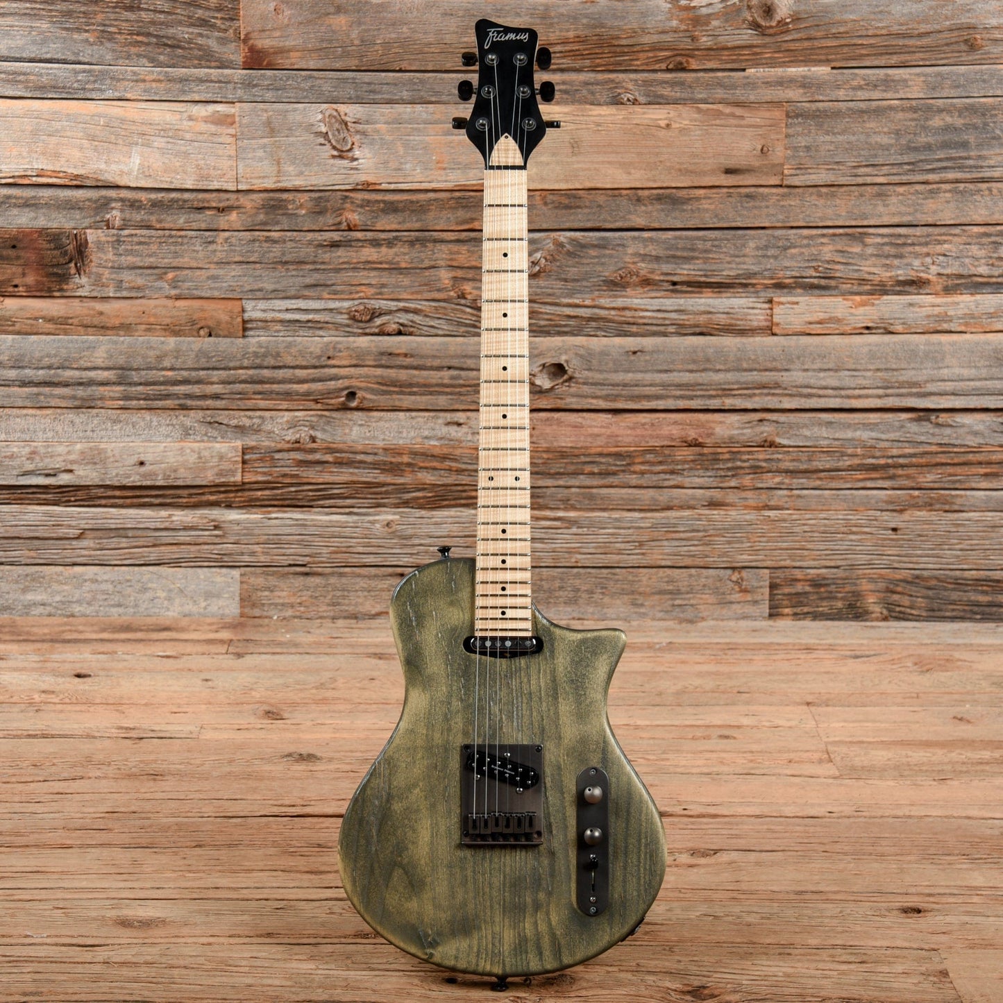 Framus Custom Shop Masterbuilt The Blank T (Previously Owned by Isaiah Sharkey) Stonebleached Grey 2016 Electric Guitars / Solid Body