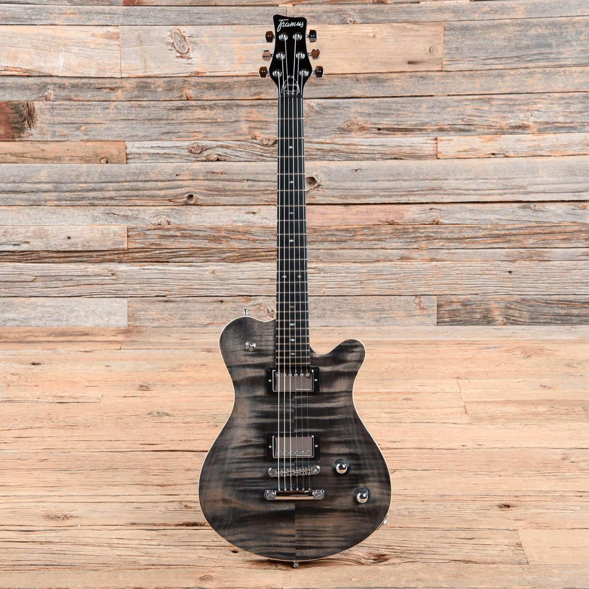 Framus Panthera Supreme Pro Transparent Charcoal Electric Guitars / Solid Body