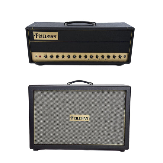 Friedman BE-50 Deluxe EL34 50W Head and 2x12 Rear-Ported Closed-Back Cabinet Bundle Amps / Guitar Amps / Guitar Heads
