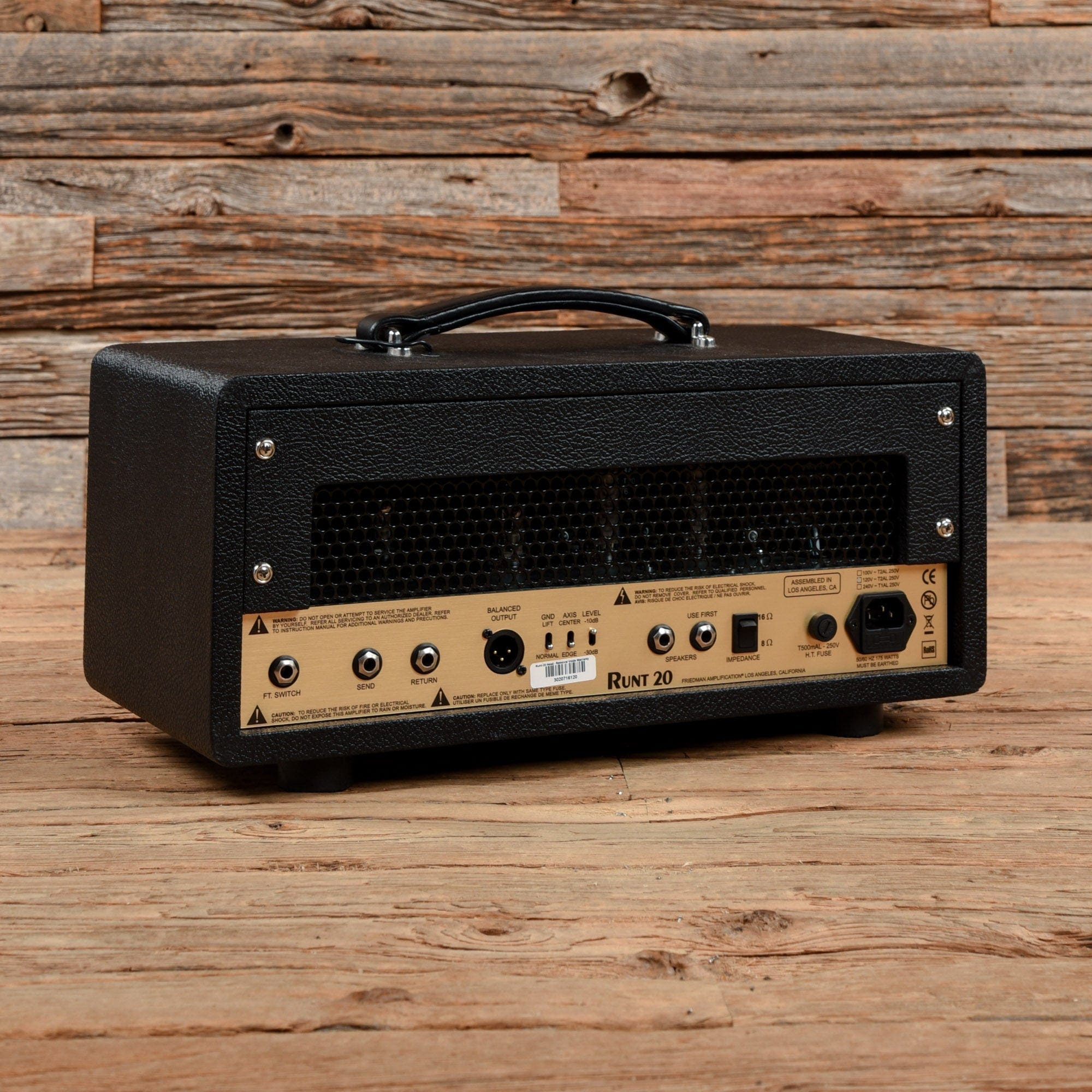 Friedman Runt 20 2-Channel 20-Watt Guitar Amp Head Amps / Guitar Cabinets