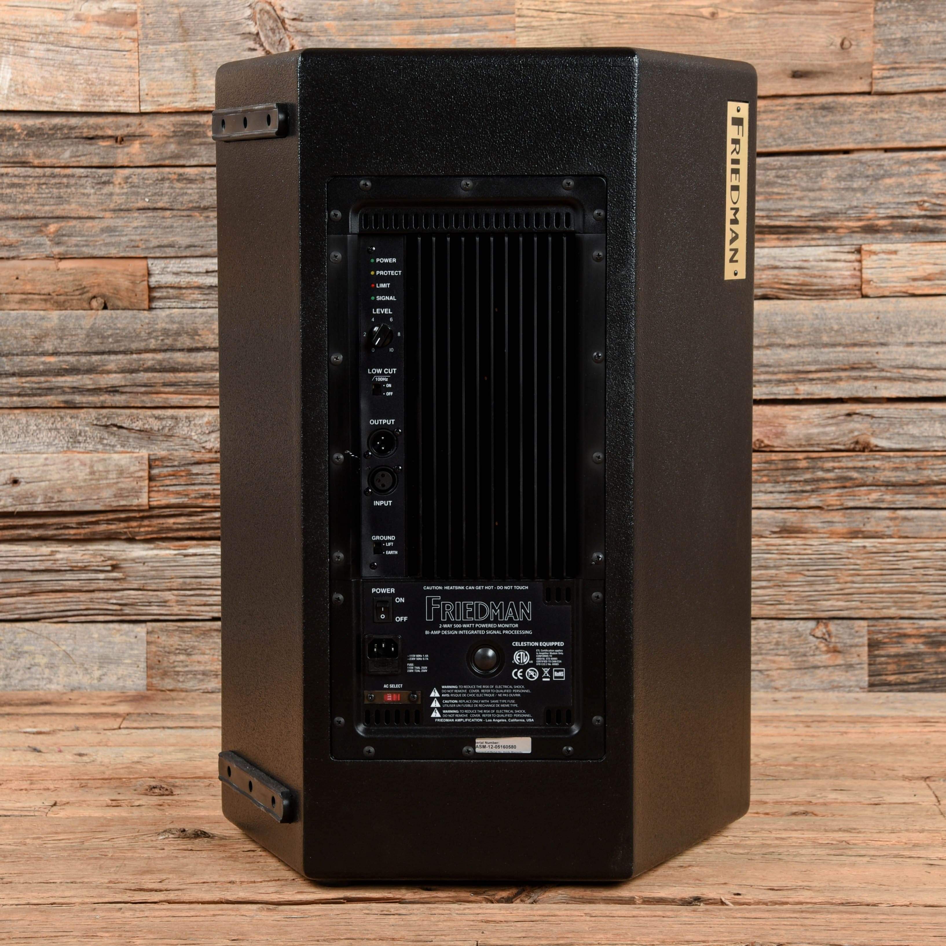 Friedman ASM-12 2-Way 500w 1x12 Powered Guitar Amp Modeler Monitor Amps / Guitar Combos