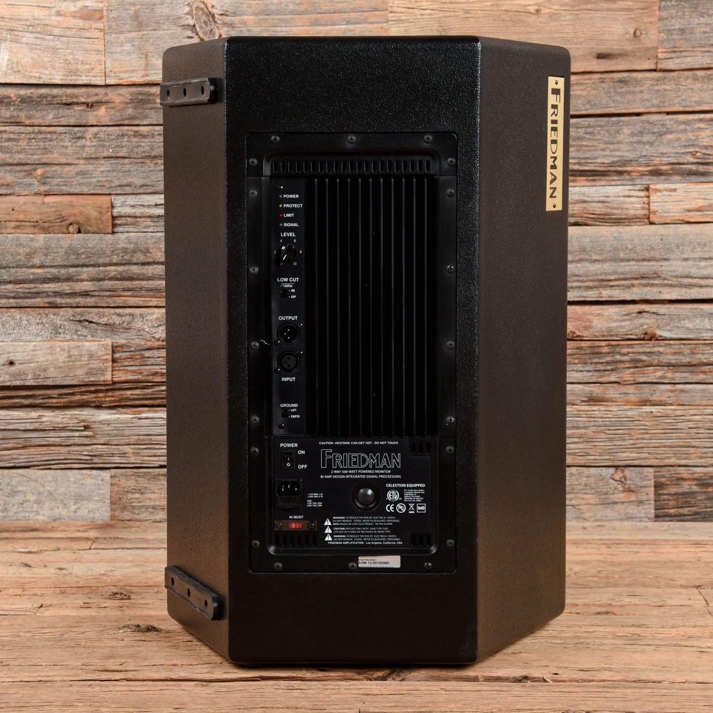 Friedman ASM-12 2-Way 500w 1x12 Powered Guitar Amp Modeler Monitor Amps / Guitar Combos