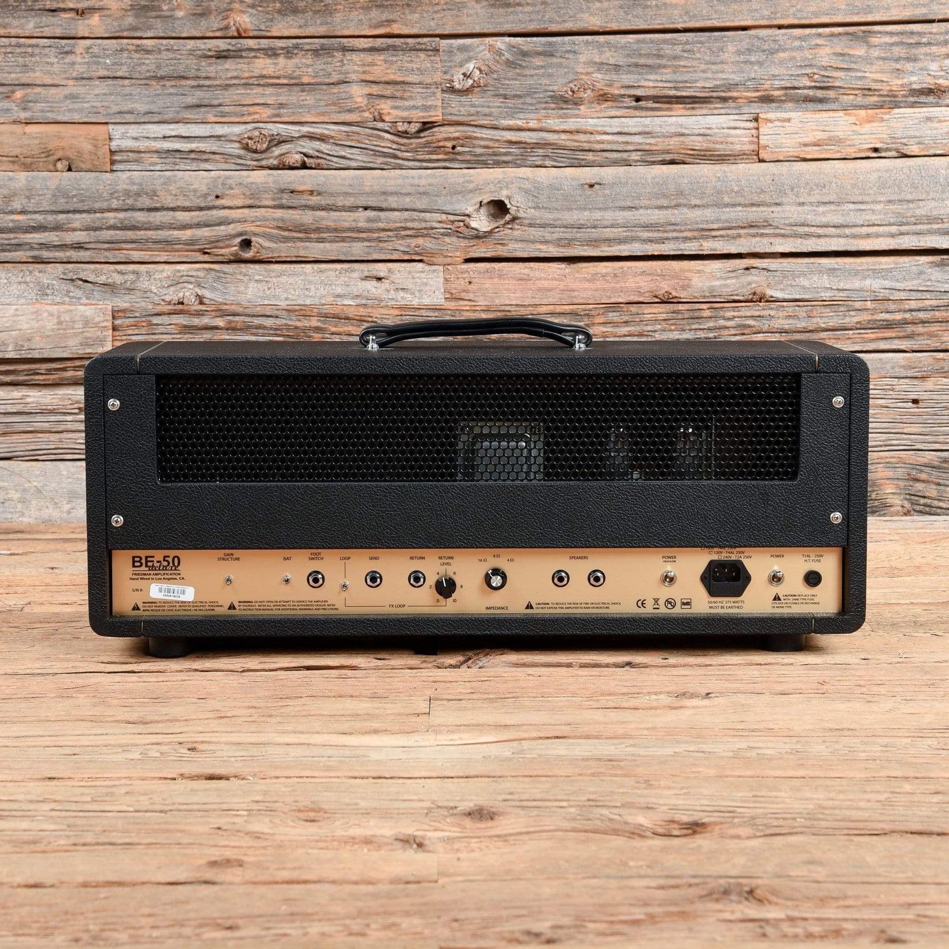 Friedman BE-50 Deluxe 50w Guitar Head w/Footswitch Amps / Guitar Heads