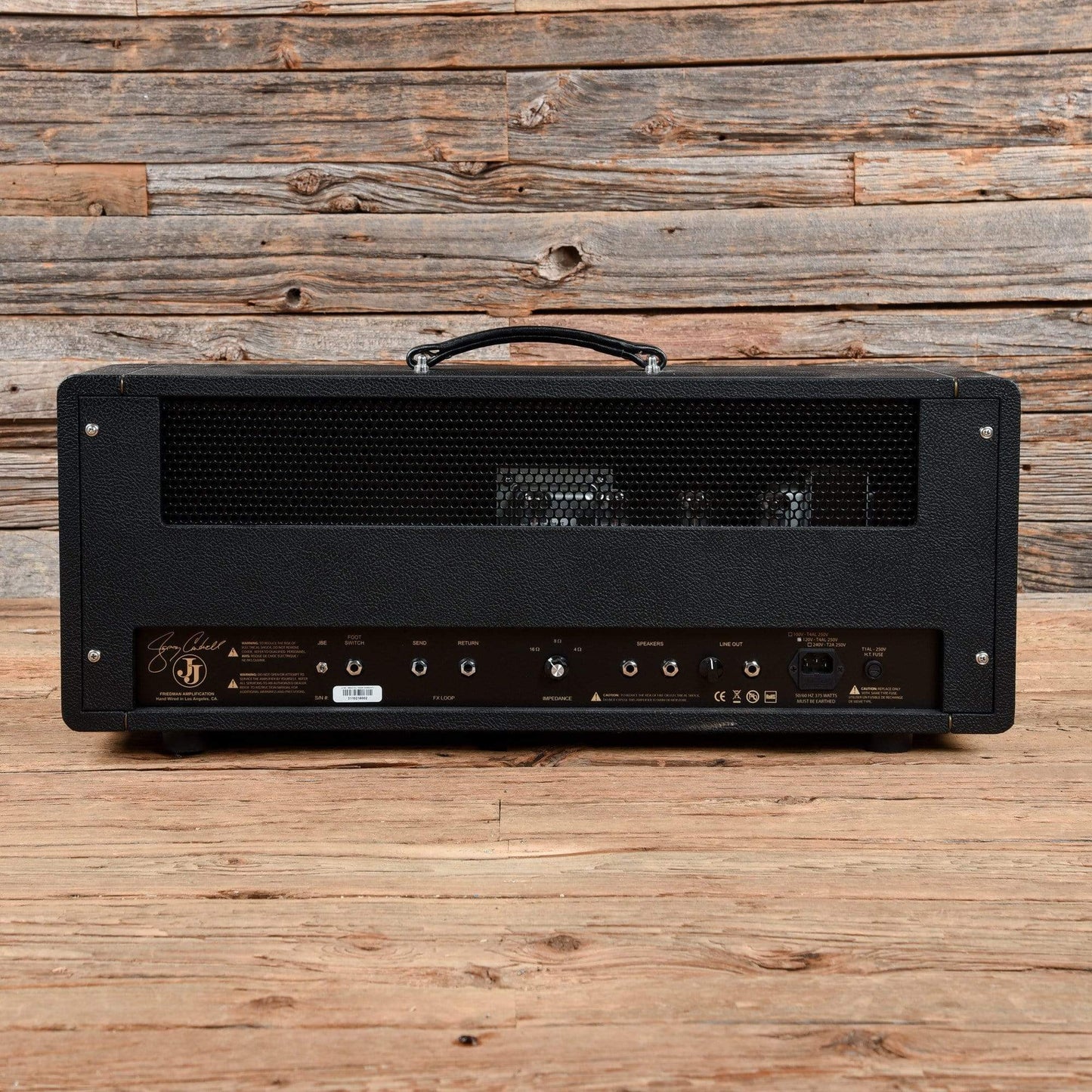 Friedman JJ-100W Jerry Cantrell Signature EL34 100w Head Amps / Guitar Heads