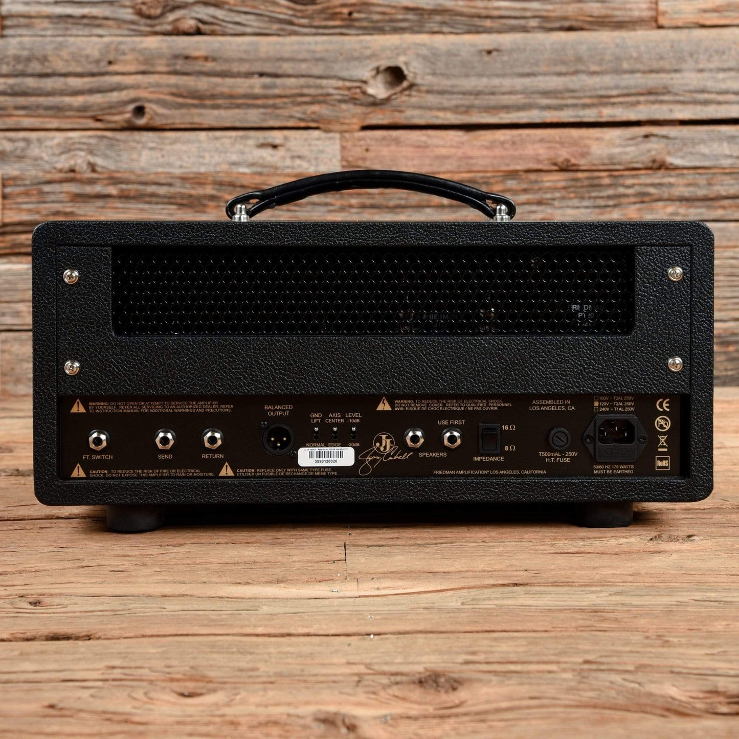 Friedman JJ-Junior Jerry Cantrell Signature 2-Channel 20w Head  2020 Amps / Guitar Heads