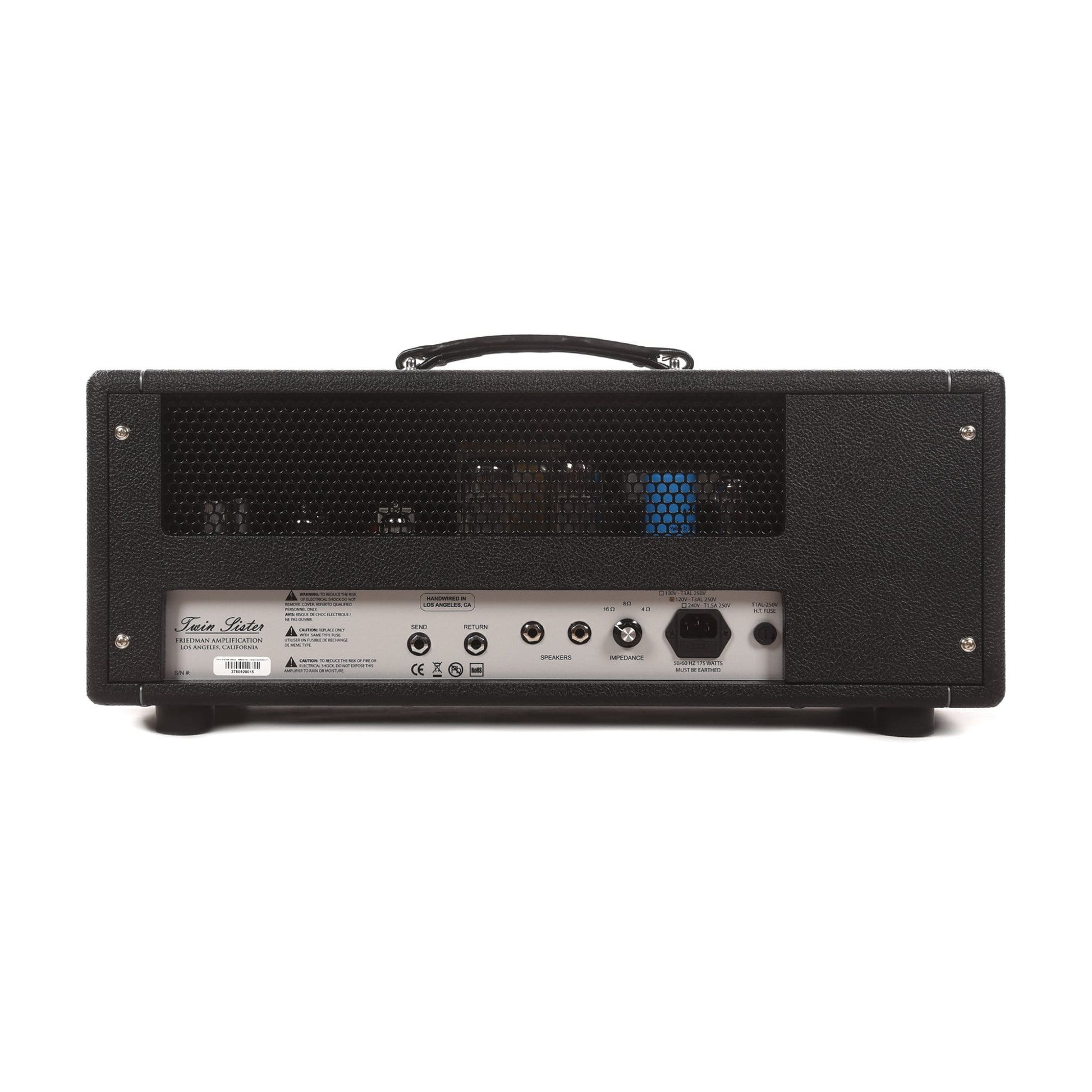 Friedman Twin Sister Head 2-Channel 40W Black w/FX Loop Tube Rectified Amps / Guitar Heads