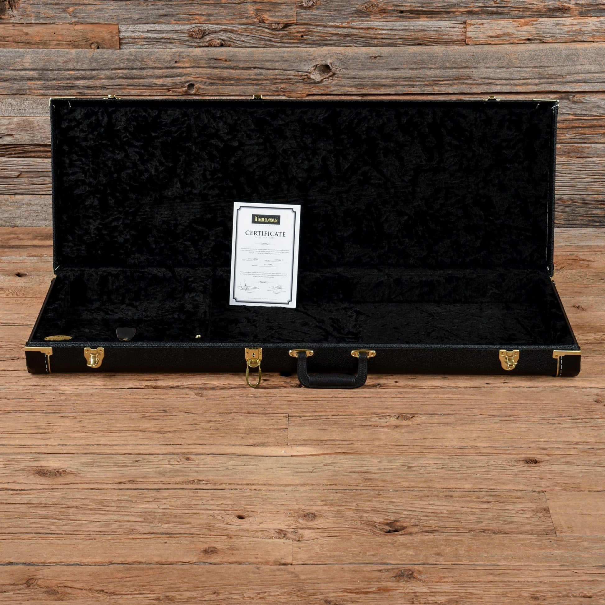 Friedman Vintage T Black 2022 Electric Guitars / Solid Body