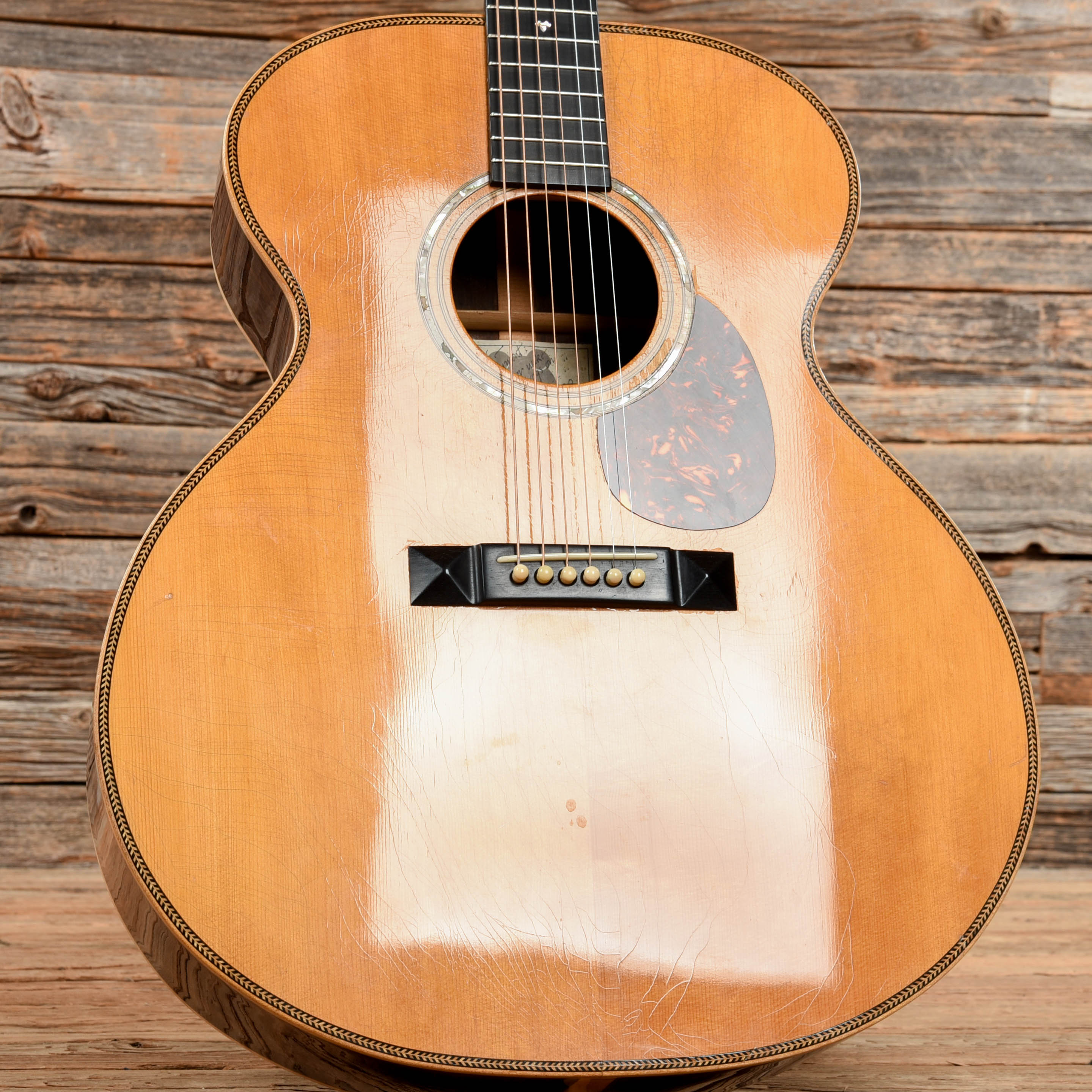 Froggy Bottom Model J Brazilian Rosewood Back & Sides w/19th Century German Spruce Top Natural 1980 Acoustic Guitars / Jumbo