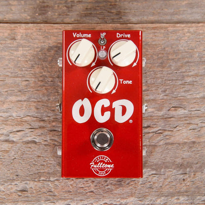 ocd guitar pedal Fulltone Custom Shop OCD Candy Apple Red Limited Edition – Chicago Music Exchange