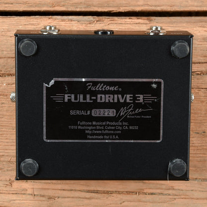 Fulltone Full-Drive 3 Overdrive Effects and Pedals / Overdrive and Boost