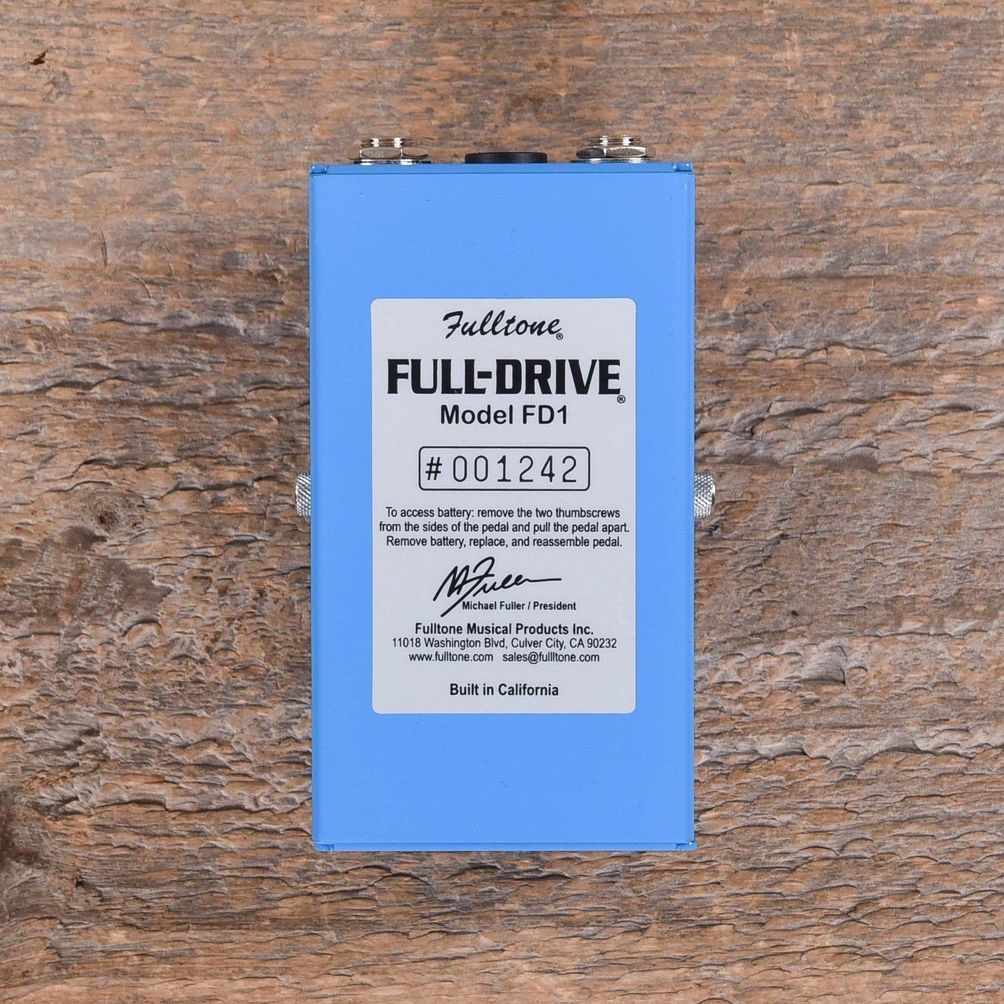 Fulltone Full-Drive1 Overdrive Effects and Pedals / Overdrive and Boost