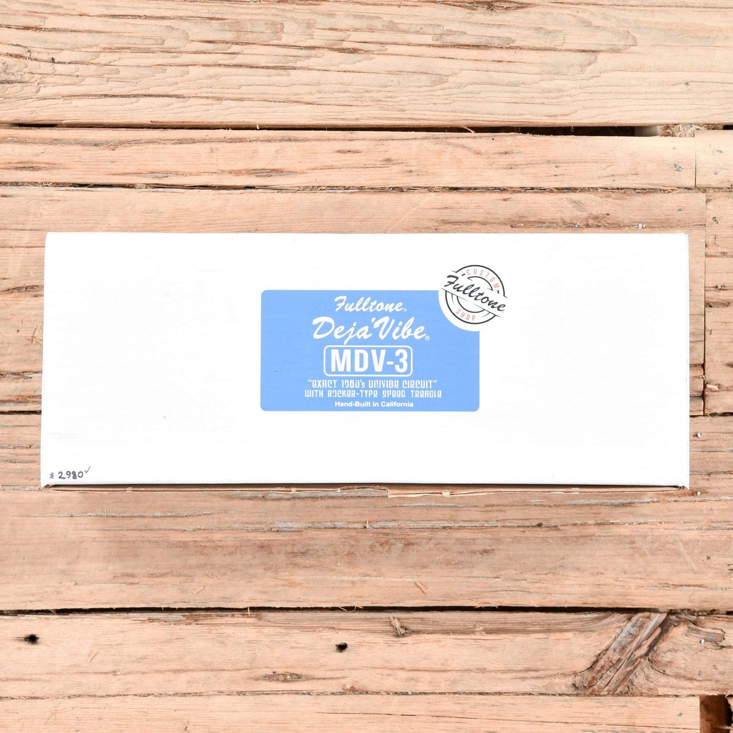 Fulltone MDV-3 Mini Deja Vibe Effects and Pedals / Phase Shifters