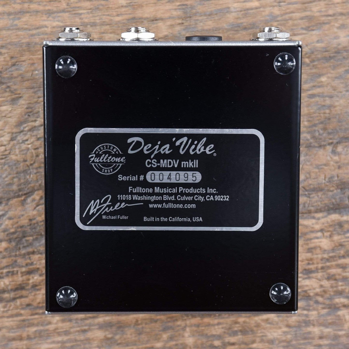 Fulltone Custom Shop Mini Deja Vibe MKII Effects and Pedals / Tremolo and Vibrato