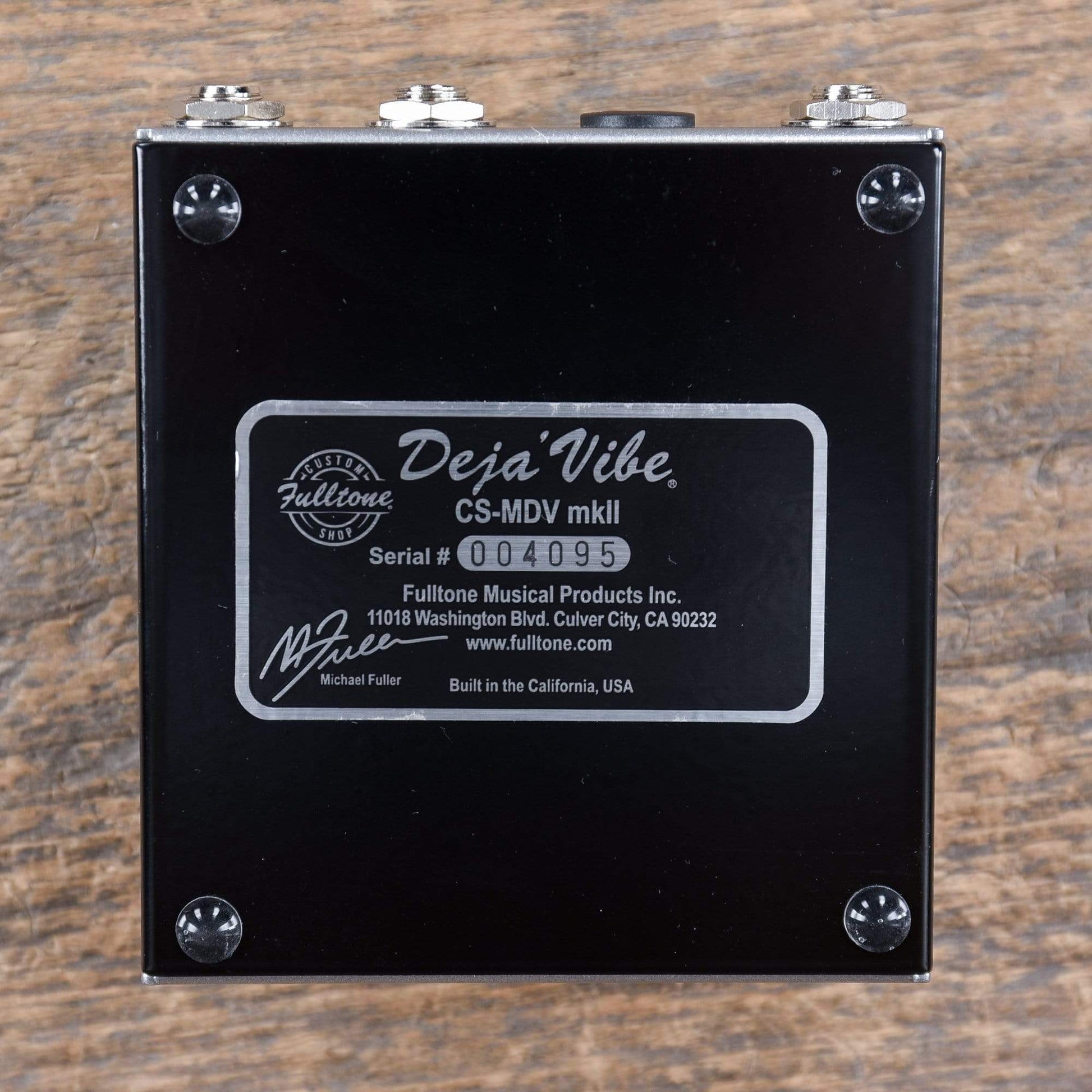 Fulltone Custom Shop Mini Deja Vibe MKII Effects and Pedals / Tremolo and Vibrato