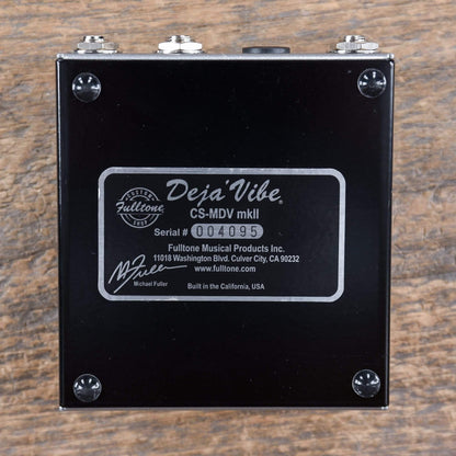 Fulltone Custom Shop Mini Deja Vibe MKII Effects and Pedals / Tremolo and Vibrato