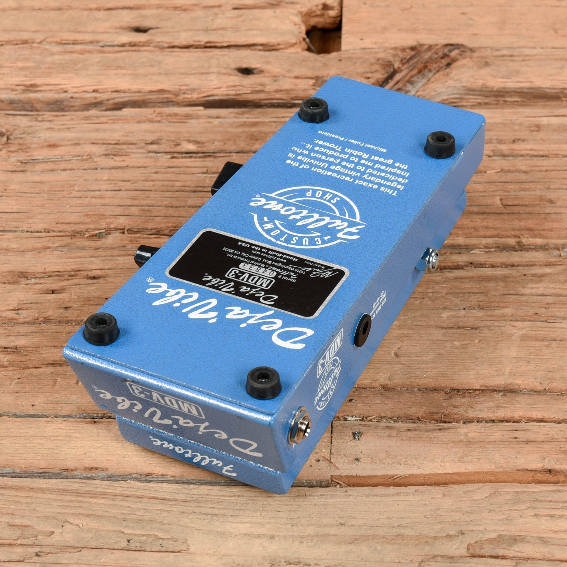 deja vibe pedal Fulltone MDV-3 Mini Deja Vibe Custom Shop Modulation Pedal – Chicago Music Exchange