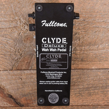 Fulltone Clyde Deluxe Wah Effects and Pedals / Wahs and Filters