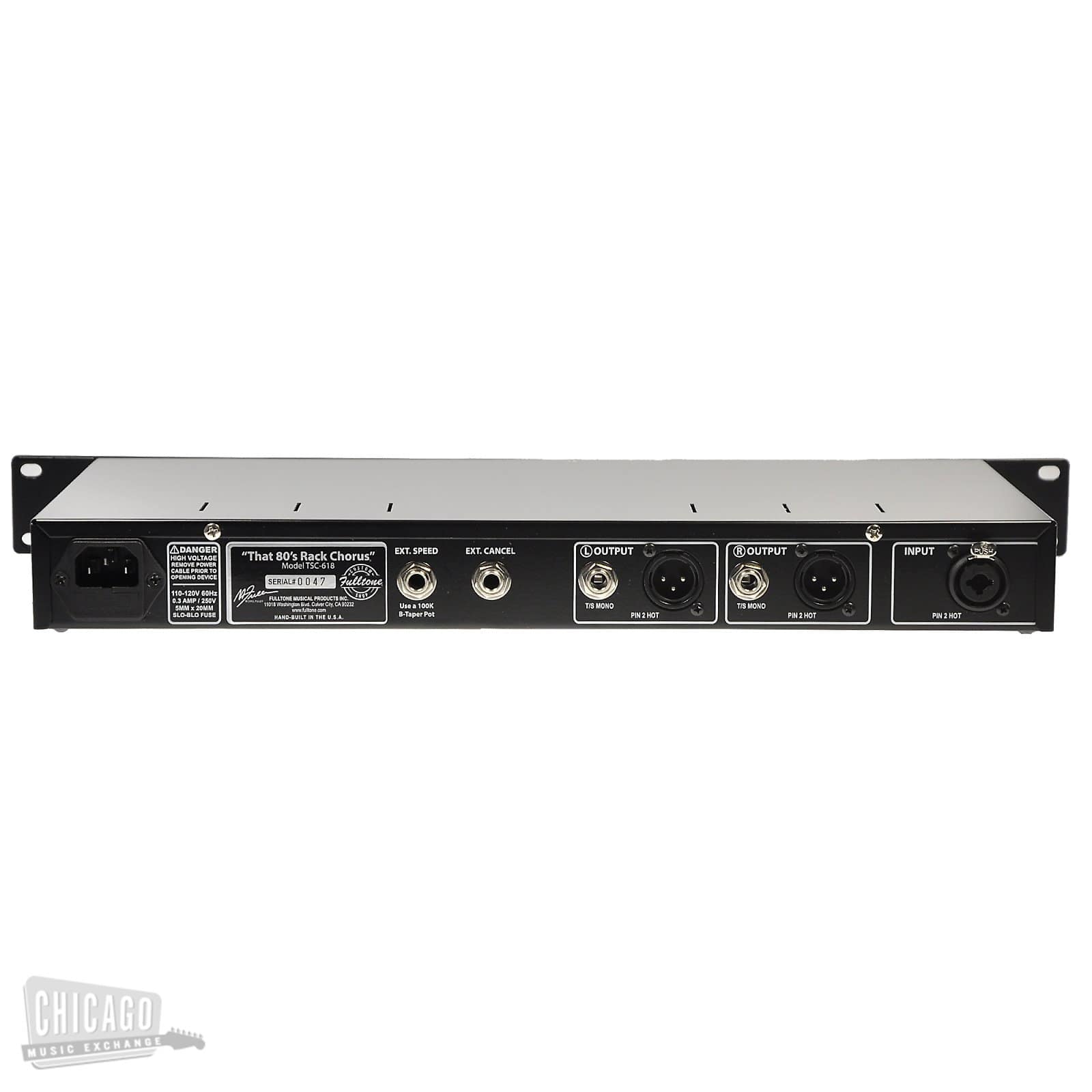 80s Rack Reverb Fulltone Custom Shop 'That 80s Rack Chorus!' – Chicago Music Exchange