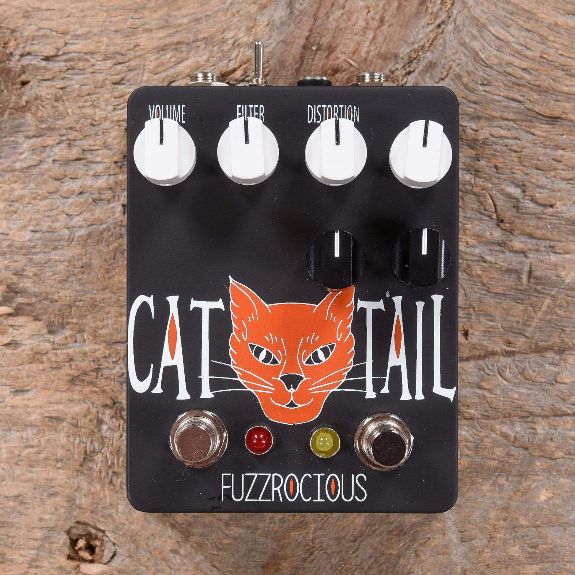 Fuzzrocious Cat Tail Distortion w/2nd Distortion Mod Black/Orange Effects and Pedals / Distortion